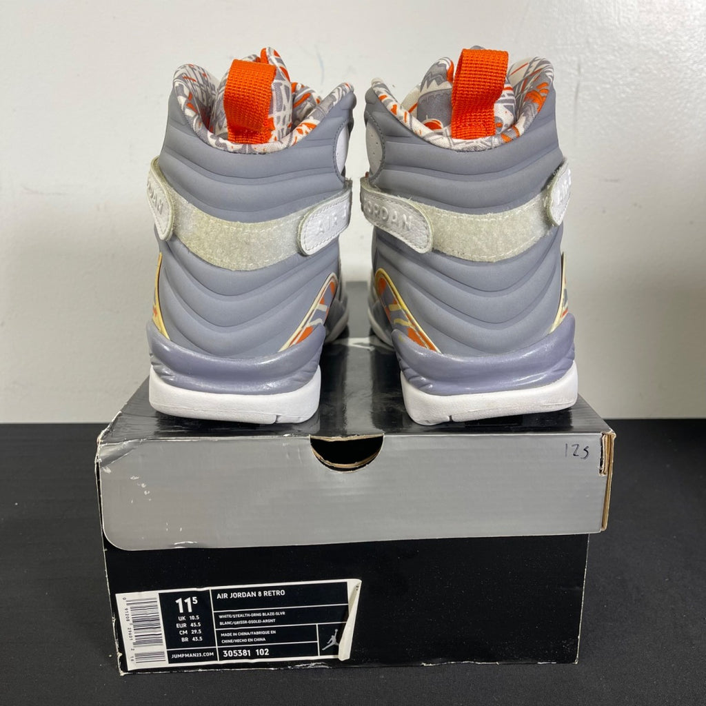Air Jordan 8 Retro 'Orange Blaze' 11.5 (Moderately Worn Pre-Owned)Air Jordan - Image 4