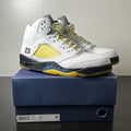 Jordan 5 Retro A Ma Maniére Dawn (Women's) 14.5W (Lightly Worn Pre-Owned)JordanPhoton Dust/Black/Diffused Blue/Pale Ivory - Image 1