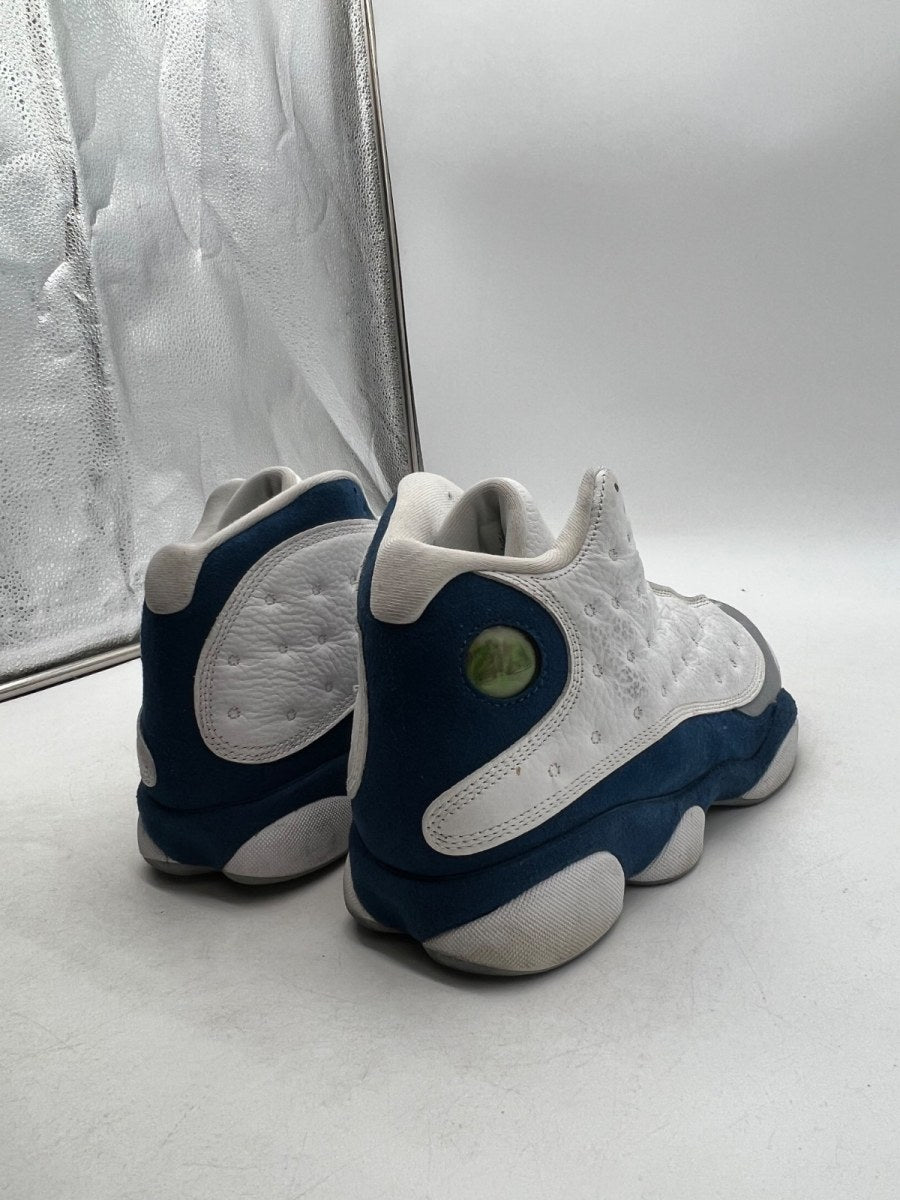 Jordan 13 Retro French Blue 10.5 (Moderately Worn Pre-Owned)JordanWhite/French Blue/Light Steel Grey/Fire Red - Image 5