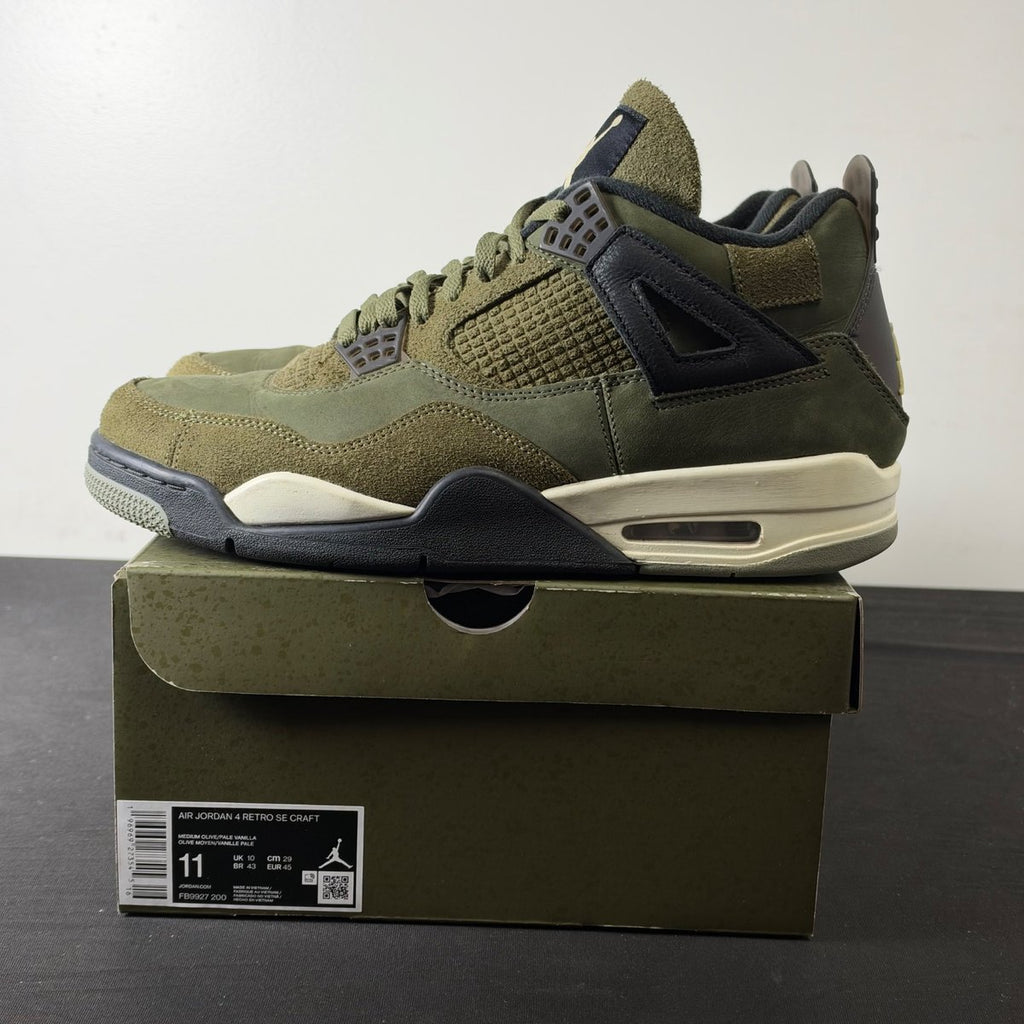 Jordan 4 Retro SE Craft Medium Olive (Size 11) - aux