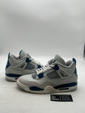 Jordan 4 Retro Military Blue (2024) 9.5 (Lightly Worn Pre-Owned) - Image 1