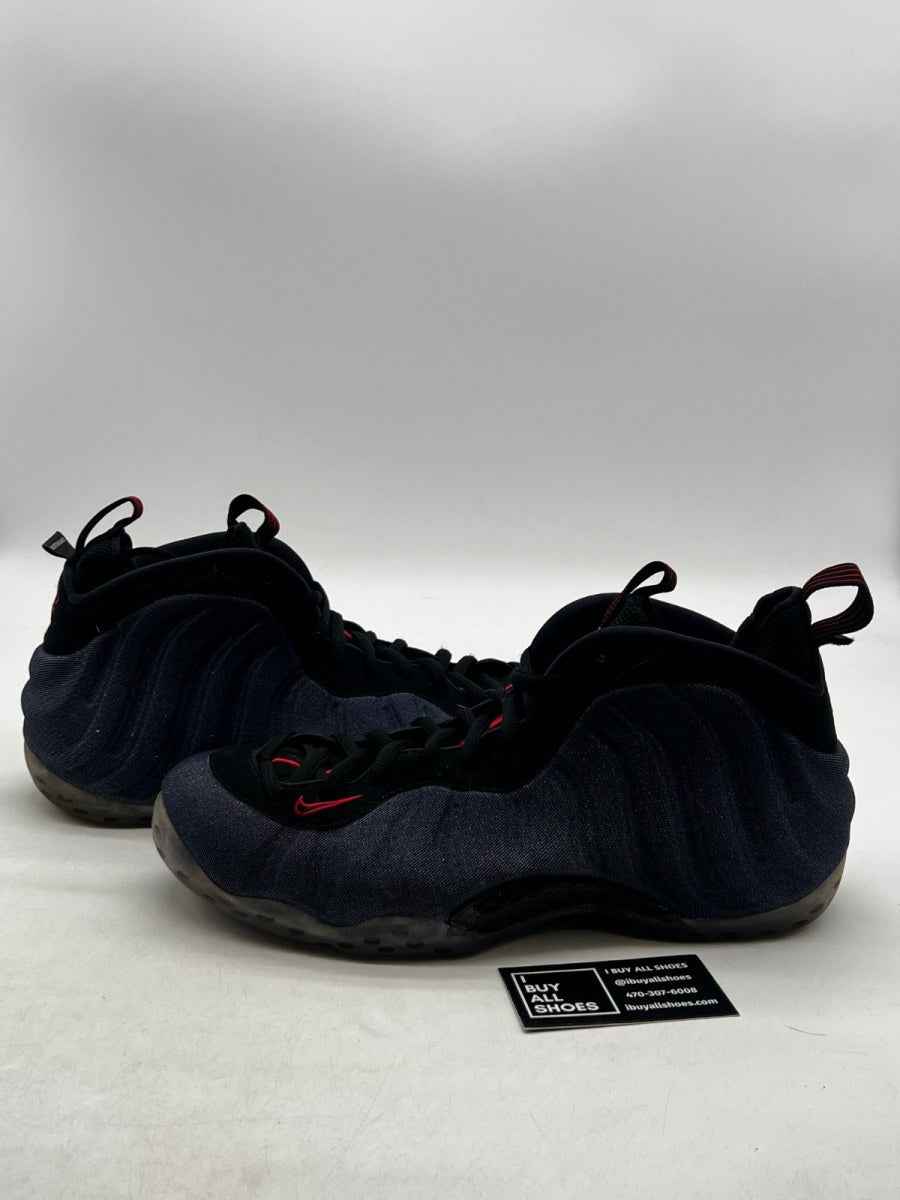 Nike Air Foamposite One Denim 13 (Lightly Worn Pre-Owned) - Image 1