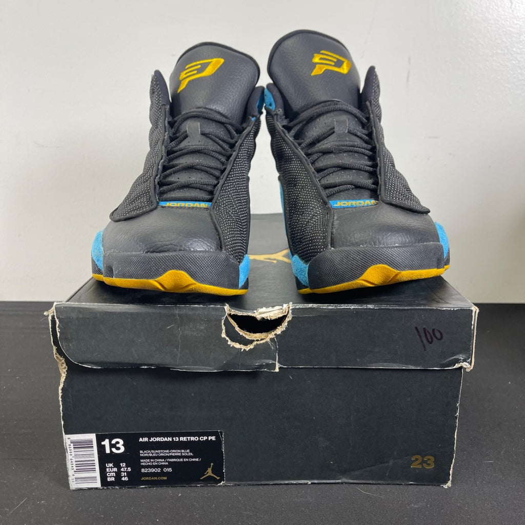 Jordan 13 Retro Chris Paul Away 13 (Moderately Worn Pre-Owned)JordanBlack/Sunstone-Orion Blue - Image 2