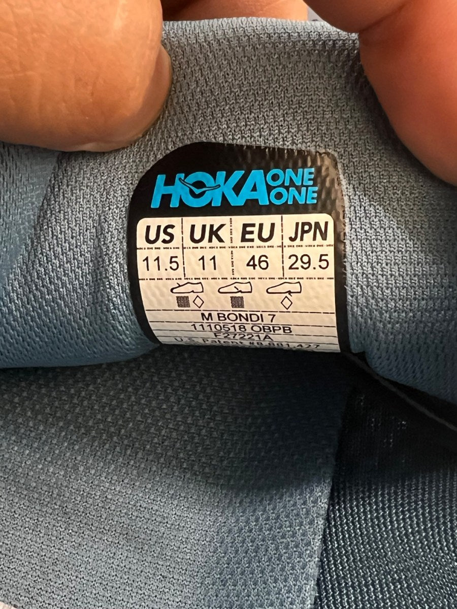 HOKA Bondi 7 'Ombre Blue' 11.5 (Moderately Worn Pre-Owned)HOKA - Image 9