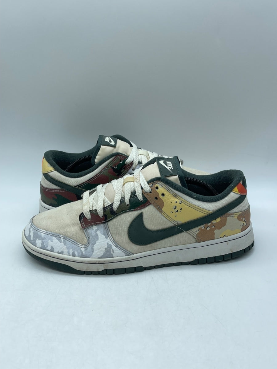 Nike Dunk Low SE Sail Multi-Camo 12 (Moderately Worn Pre-Owned) - Image 1