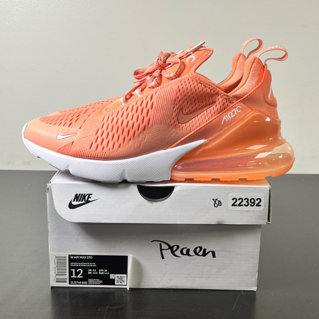 Nike Air Max 270 Crimson Bliss (Women's) (Size 12W) - Image 3