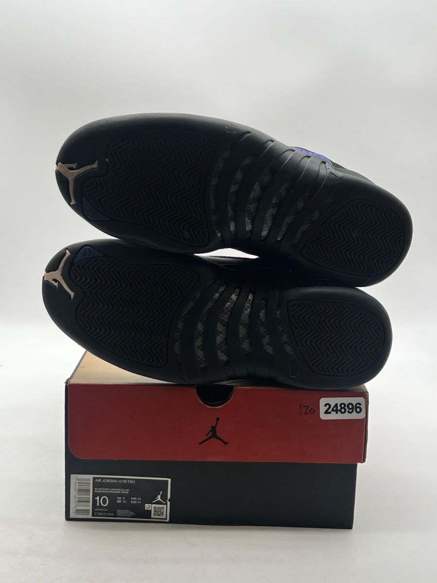 Jordan 12 Retro Black Dark Concord 10 (Lightly Worn Pre-Owned)JordanBlack/Black-Dark Concord - Image 8