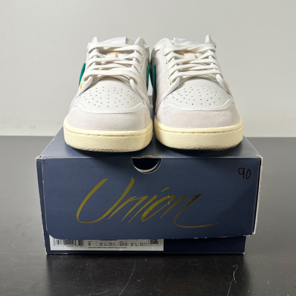 Jordan 1 Retro AJKO Low SP Union Sail Leather 9 (Lightly Worn Pre-Owned)JordanSail/Muslin-Neutral Grey - Image 2