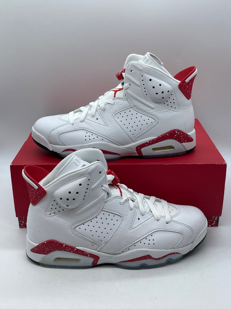 Jordan 6 Retro Red Oreo 9 (Moderately Worn Pre-Owned)JordanWhite/University Red-Black - Image 1
