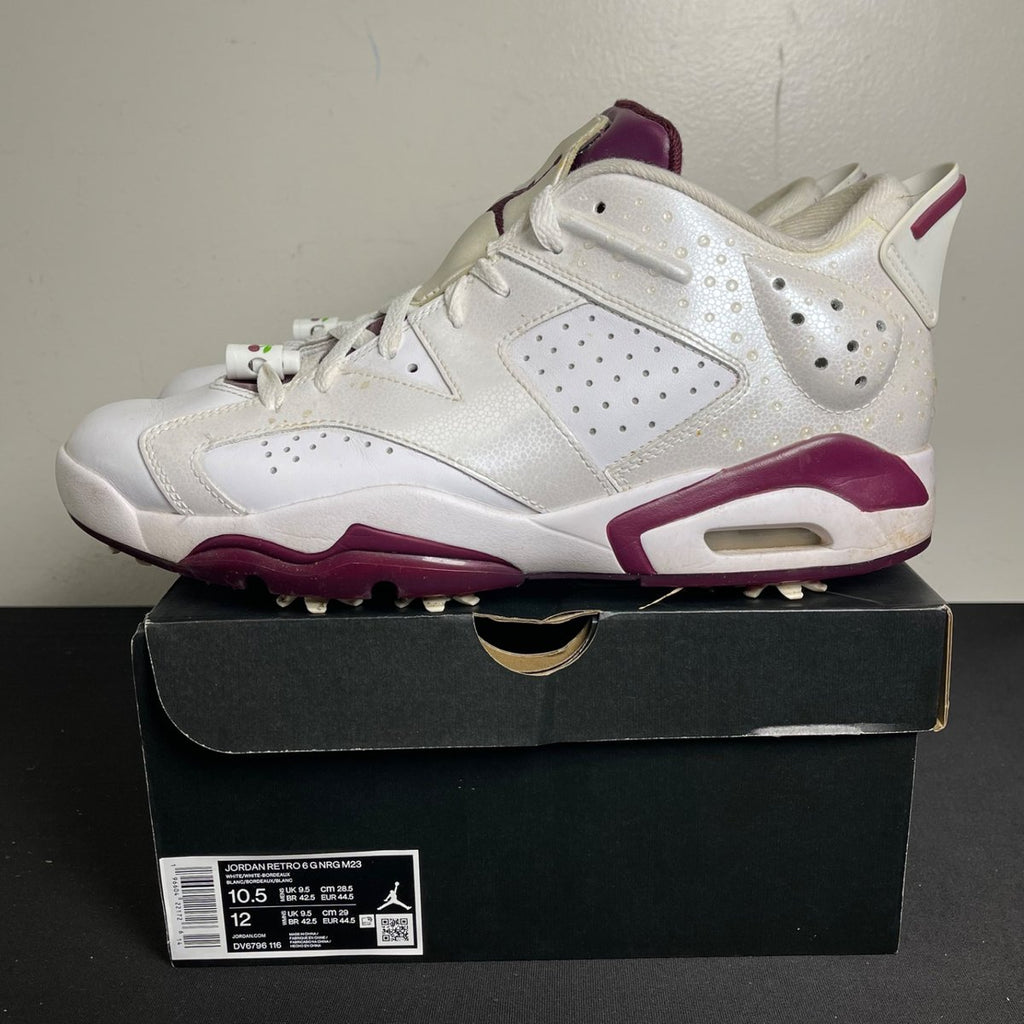 Jordan 6 Retro Low Golf NRG Bordeaux (Size 10.5) - aux