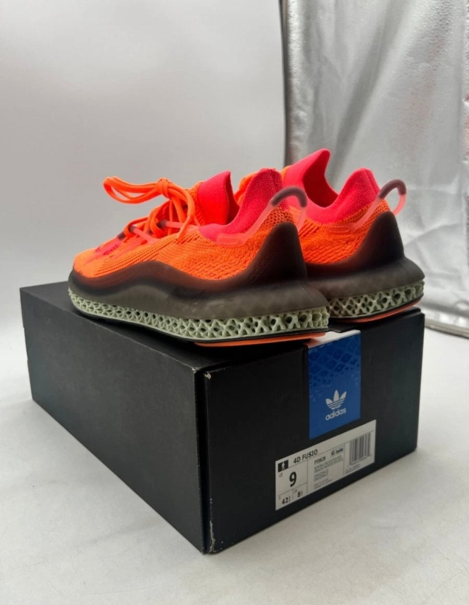 adidas 4D Fusio Screaming Orange 9 (Lightly Worn Pre-Owned)adidasScreaming Orange/Core Black/Solar Red - Image 4
