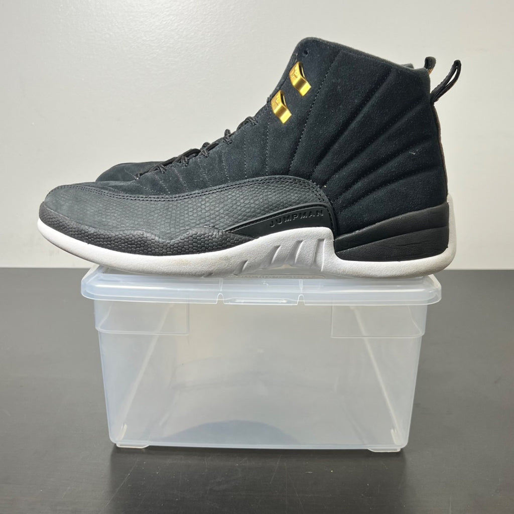Jordan 12 Retro Reverse Taxi 11 (Moderately Worn Pre-Owned)JordanBlack/White-Taxi-Black - Image 3