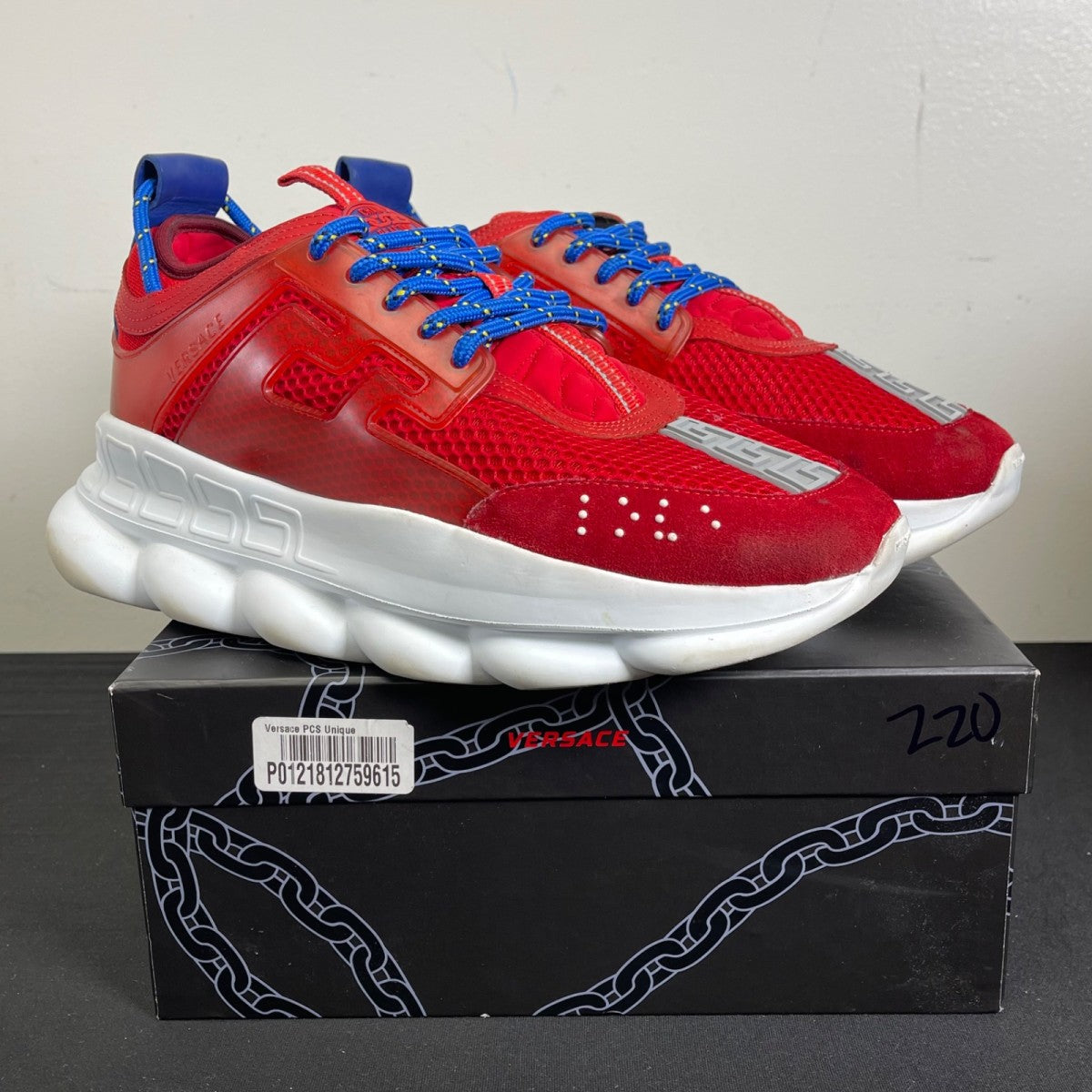 Versace Chain Reaction 'Red Cherry' (Size 43) - Image 1