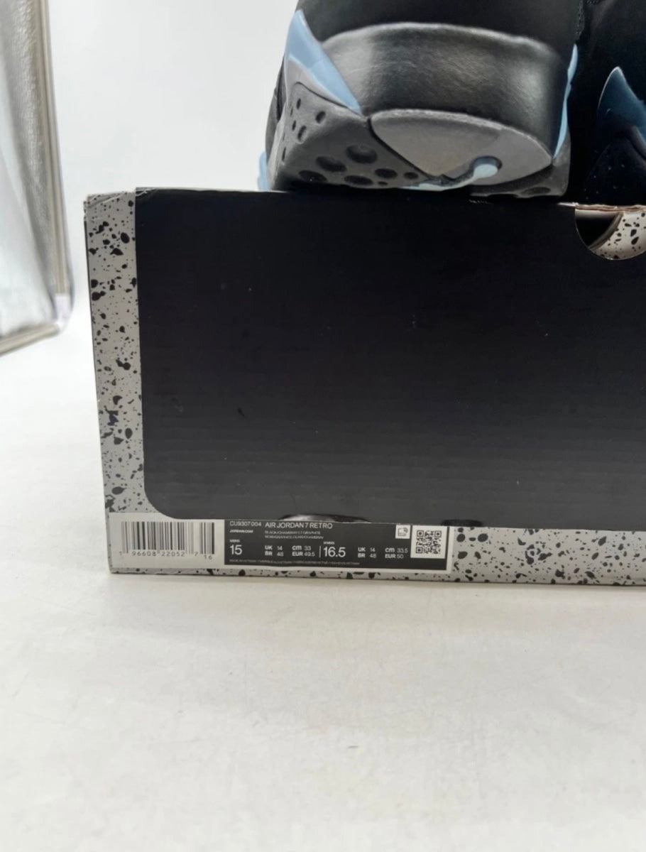 Jordan 7 Retro Chambray (2023) 15 (Moderately Worn Pre-Owned)JordanBlack/Chambray/Light Graphite - Image 4