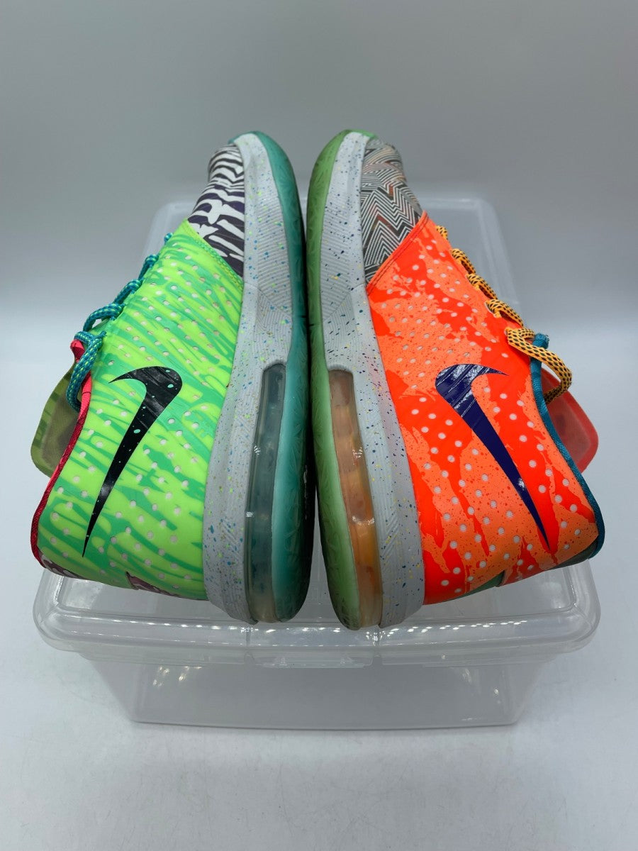 Nike KD 6 What the KD 9 (Moderately Worn Pre-Owned)NikeHoop Purple/Urgent Orange-Shark - Image 6
