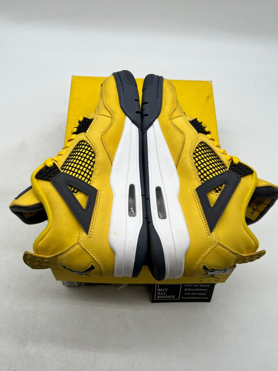 Jordan 4 Retro Lightning (2021) 7.5 (Moderately Worn Pre-Owned) - Image 7