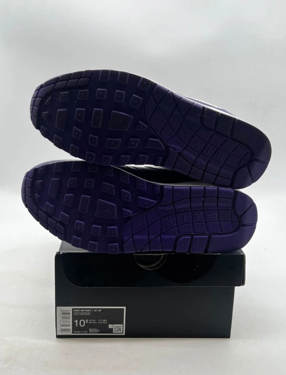 Nike Air Max 1 '87 SP Supreme Varsity Purple 10.5 (Lightly Worn Pre-Owned)Nike - Image 8
