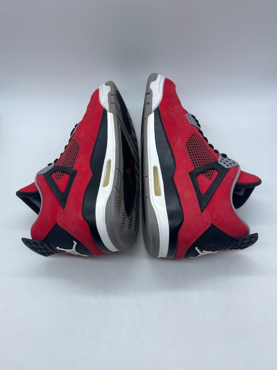 Jordan 4 Retro Toro Bravo 13 (Moderately Worn Pre-Owned)JordanFire Red/White-Black-Cement Grey - Image 6