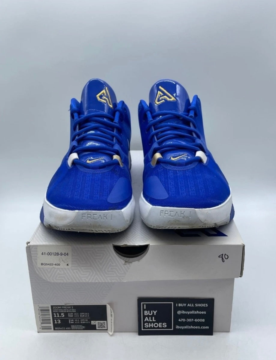 Nike Zoom Freak 1 Greece 11.5 (Lightly Worn Pre-Owned)NikeBlack/Multi-Color-Photo Blue - Image 2