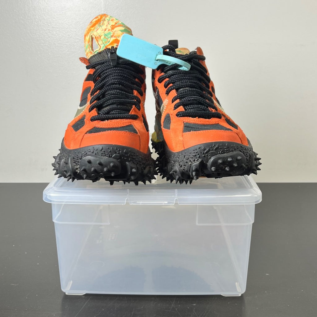 Nike Air Terra Forma Off-White Mantra Orange 10 (Heavily Worn Pre-Owned)NikeMantra Orange/Black-Clear - Image 2