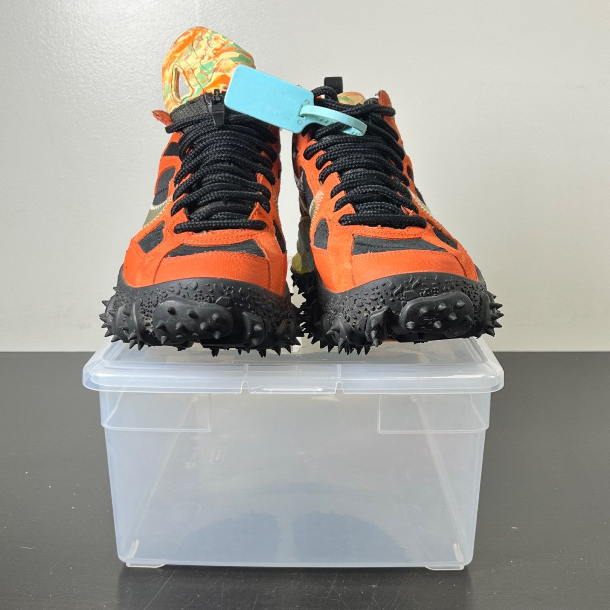 Nike Air Terra Forma Off-White Mantra Orange 10 (Heavily Worn Pre-Owned)NikeMantra Orange/Black-Clear - Image 2