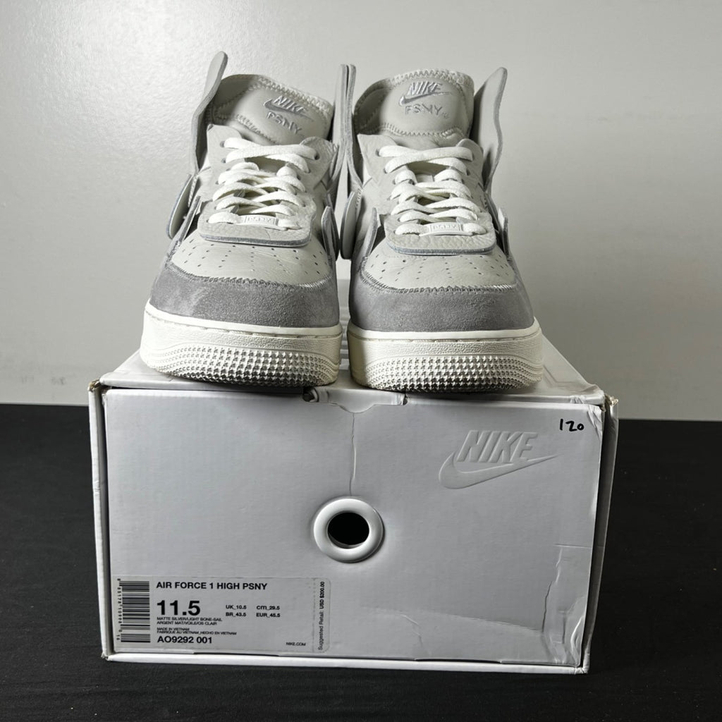 Nike Air Force 1 High PSNY Grey (Size 11.5) - Image 2