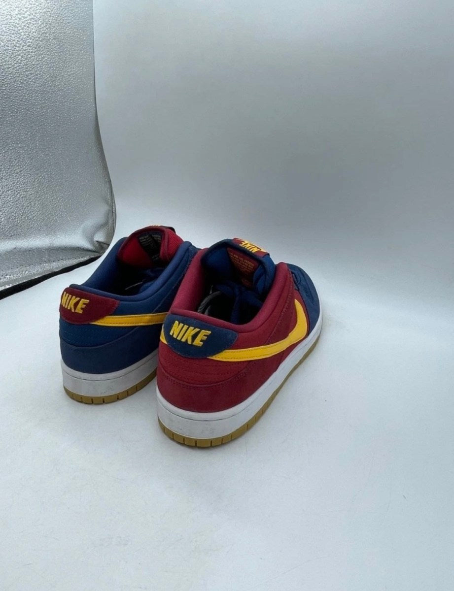Nike SB Dunk Low Barcelona 13 (Lightly Worn Pre-Owned)NikeMaroon/Navy-Gold - Image 3