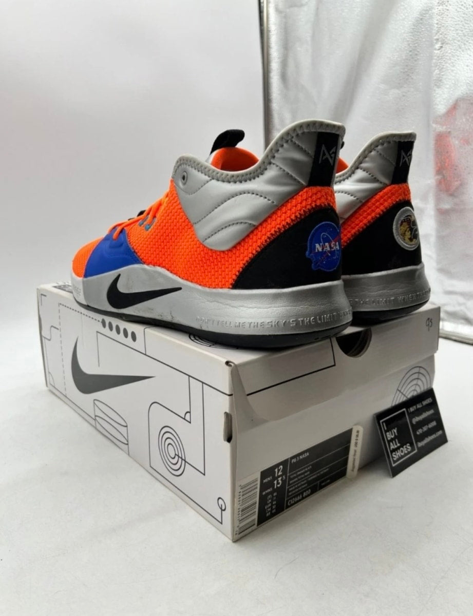 Nike PG 3 NASA 12 (Lightly Worn Pre-Owned)NikeTotal Orange/Black-Metallic Silver - Image 4