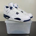 Jordan 4 Retro Columbia (2015) 10 (Moderately Worn Pre-Owned)JordanWhite/Legend Blue-Midnight Navy - Image 1