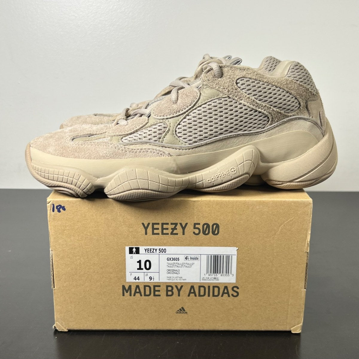 adidas Yeezy 500 Taupe Light 10 (New Pre-Owned)adidasTaupe Light/Taupe Light/Taupe Light - Image 4