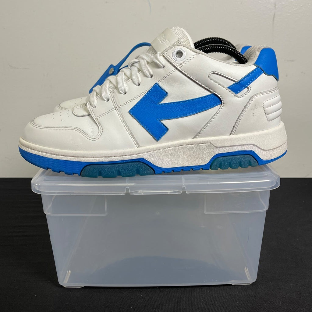 OFF-WHITE Out Of Office OOO Low White Blue (FW22) 41 (Moderately Worn Pre-Owned)OFF-WHITEWhite/White/Blue - Image 3