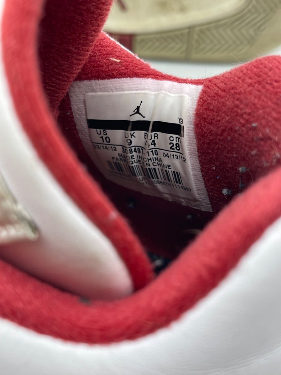 Jordan 4 Retro Fire Red (2012) 10 (Heavily Worn Pre-Owned) - Image 8