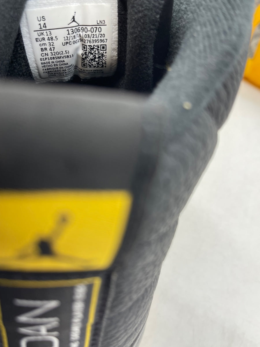 Jordan 12 Retro Black University Gold 14 (Moderately Worn Pre-Owned)JordanBlack/University Gold - Image 8
