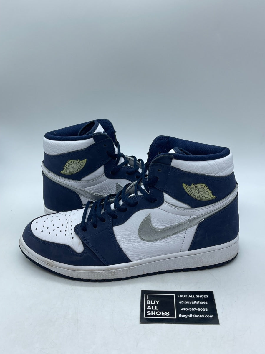 Jordan 1 Retro High CO.JP Midnight Navy (2020) 12 (Heavily Worn Pre-Owned) - Image 1
