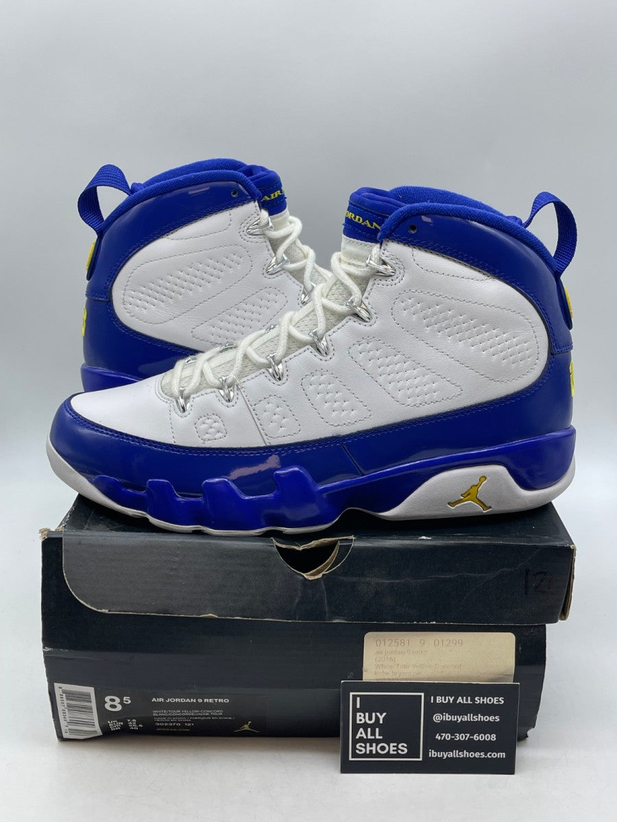 Jordan 9 Retro Kobe Bryant PE 8.5 (Moderately Worn Pre-Owned) - Image 1