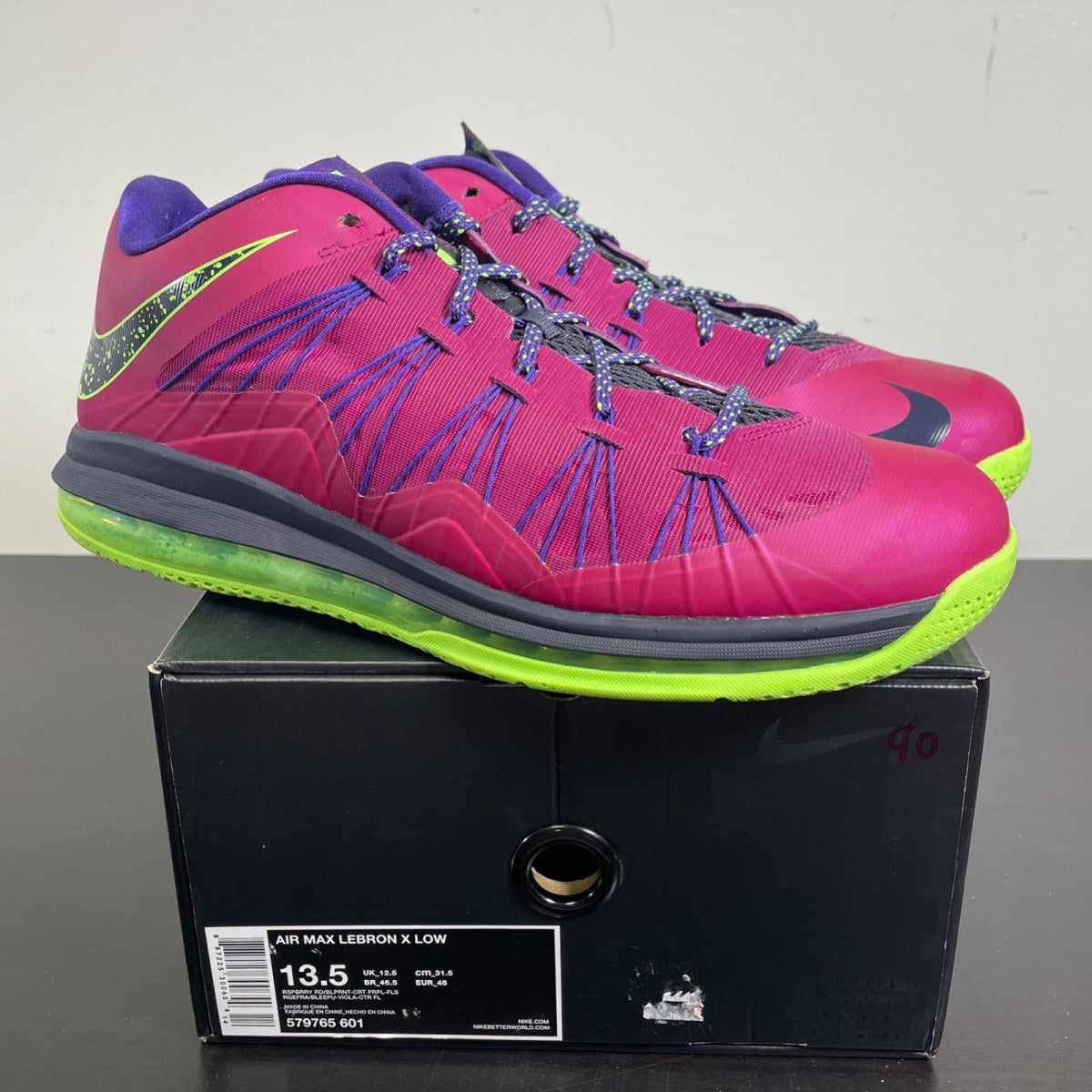Nike Air Max LeBron 10 Low 'LeBroncurial' 13.5 (Moderately Worn Pre-Owned)Nike - Image 1