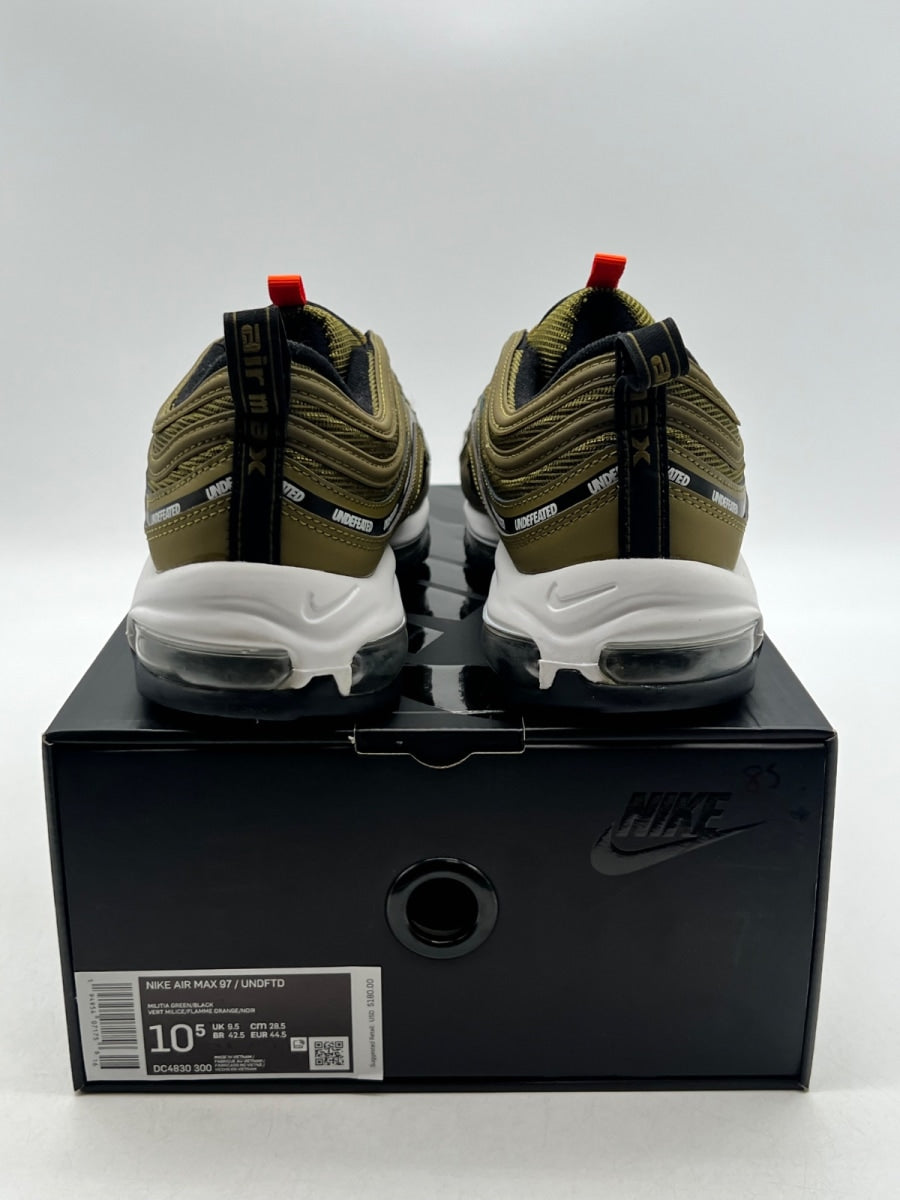 Nike Air Max 97 Undefeated Militia Green (2020) 10.5 (Lightly Worn Pre-Owned)NikeMilitia Green/Orange Blaze/White/Black - Image 3