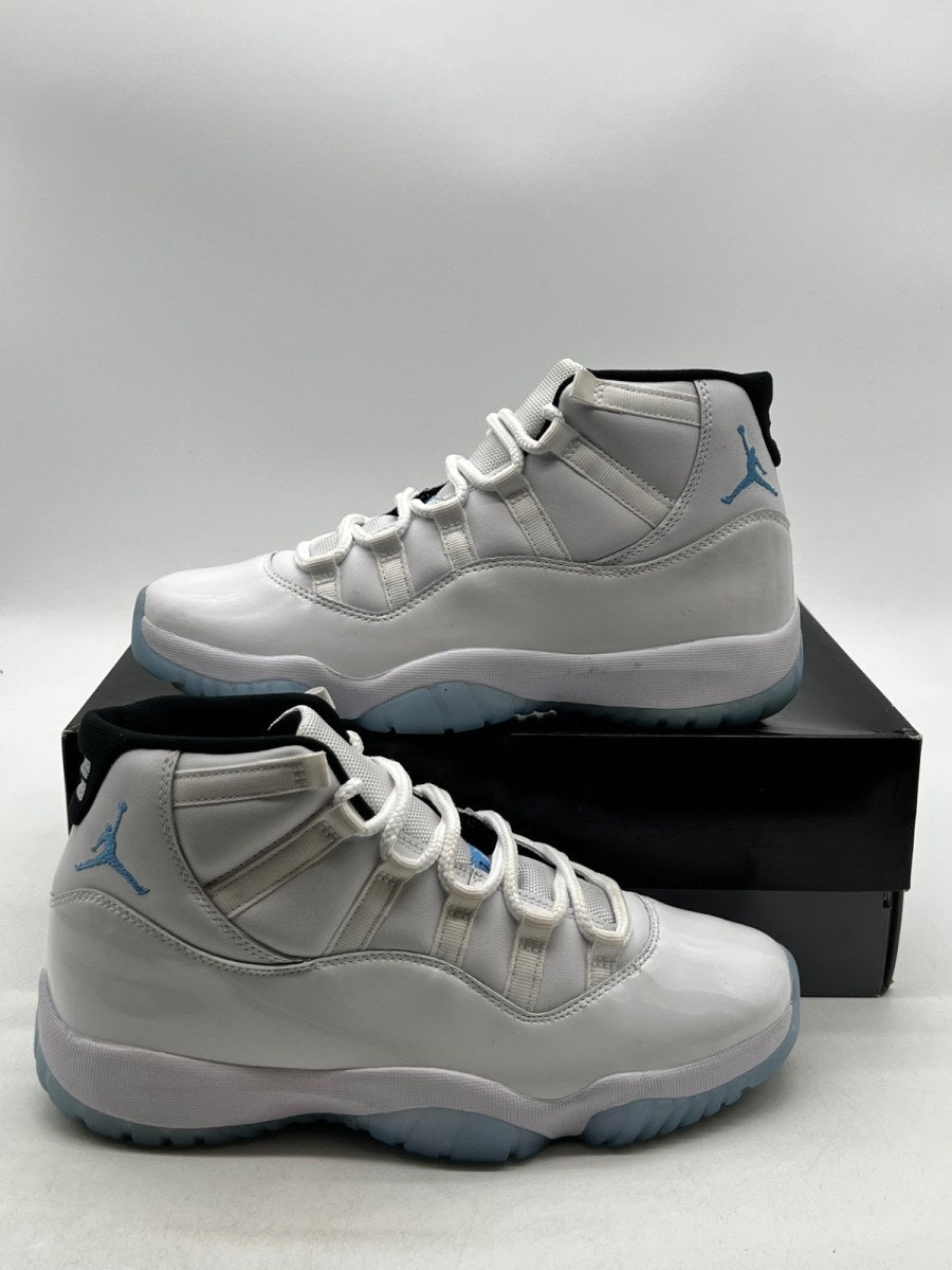 Jordan 11 Retro Legend Blue (2024) 8.5 (Moderately Worn Pre-Owned)JordanWhite/Legend Blue/Black - Image 1