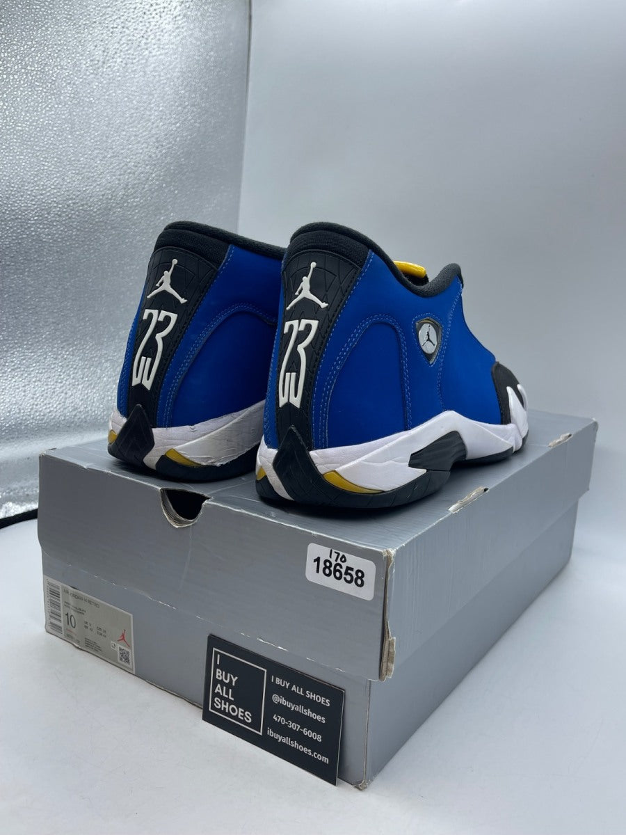 Jordan 14 Retro Laney (2023) 10 (Moderately Worn Pre-Owned) - Image 5