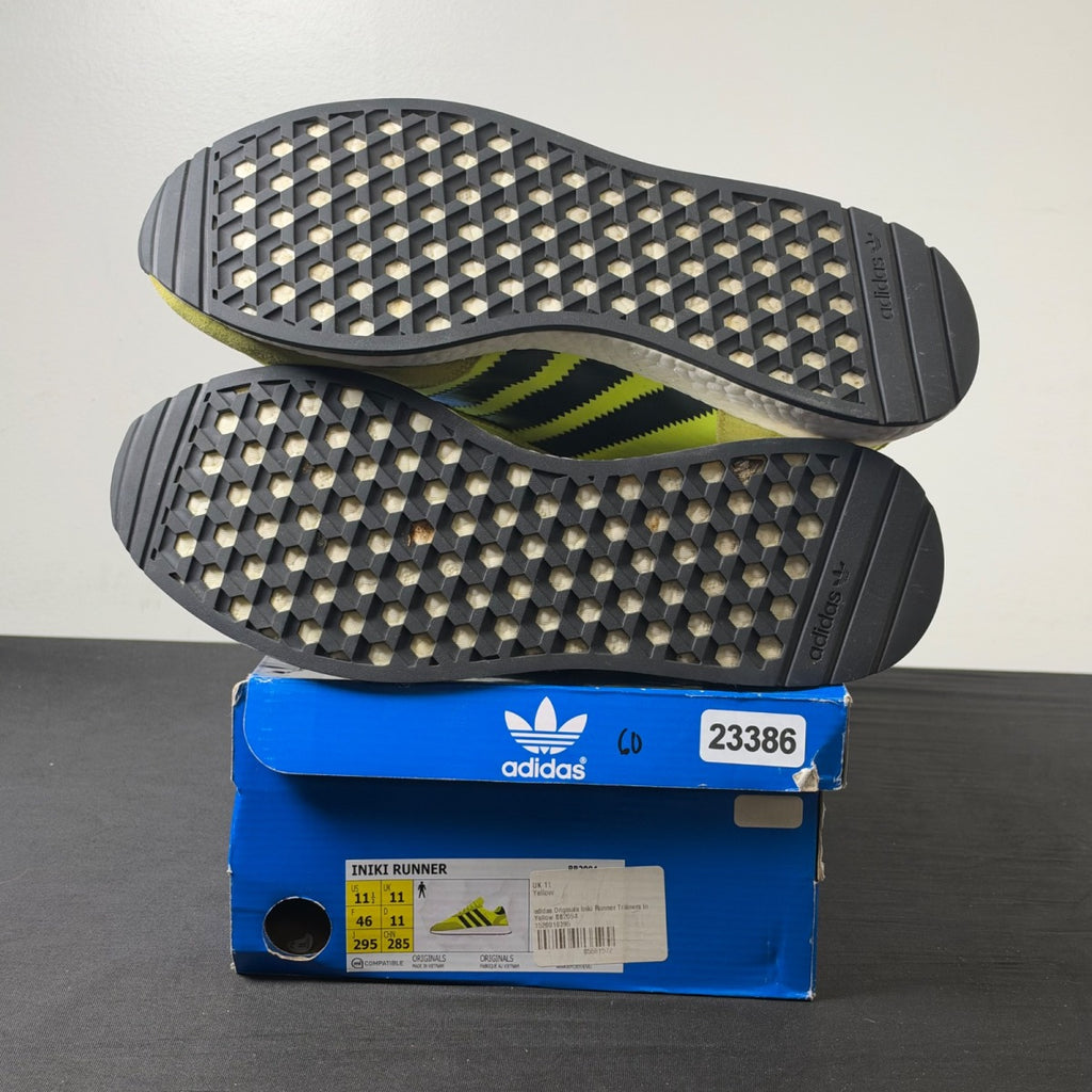 adidas Iniki Runner Solar Yellow (Size 11.5) - Image 6