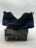 Jordan 8 Retro Aqua (2007) 11 (Heavily Worn Pre-Owned)JordanBlack/Bright Concord-Aqua Tone - Image 1