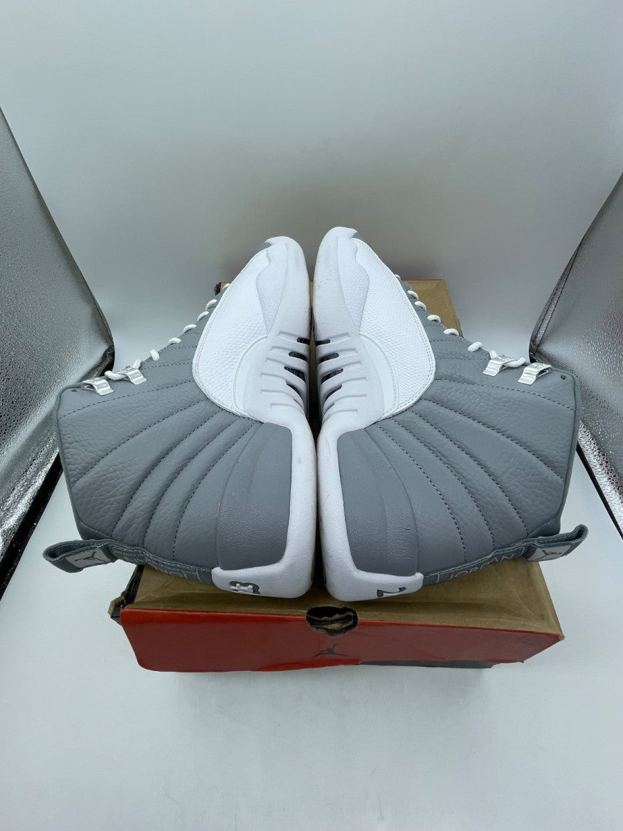 Jordan 12 Retro Stealth 11 (Moderately Worn Pre-Owned)JordanStealth/White/Cool Grey - Image 6