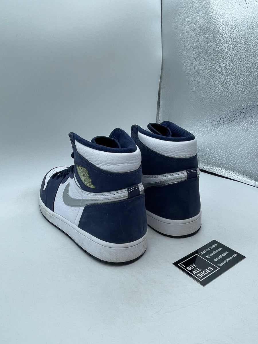 Jordan 1 Retro High CO.JP Midnight Navy (2020) 12 (Heavily Worn Pre-Owned) - Image 4