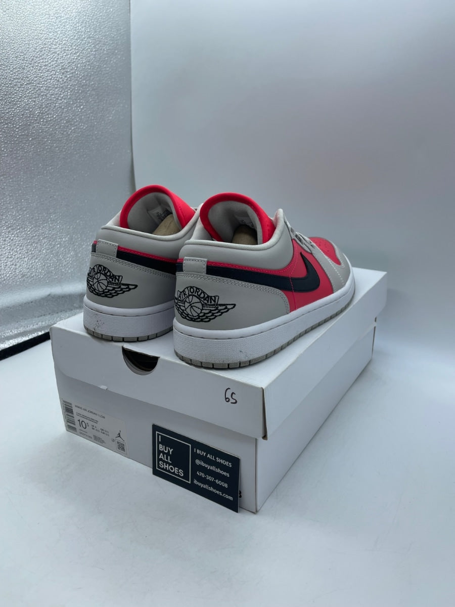 Jordan 1 Retro Low Light Iron Ore Siren Red (Women's) 10.5W (Moderately Worn Pre-Owned) - Image 5