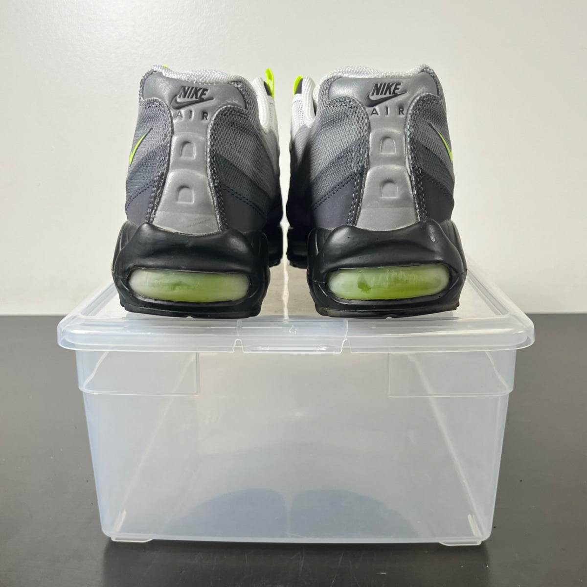 Nike Air Max 95 Prm Tape 'Neon' 10 (Heavily Worn Pre-Owned)Nike - Image 4