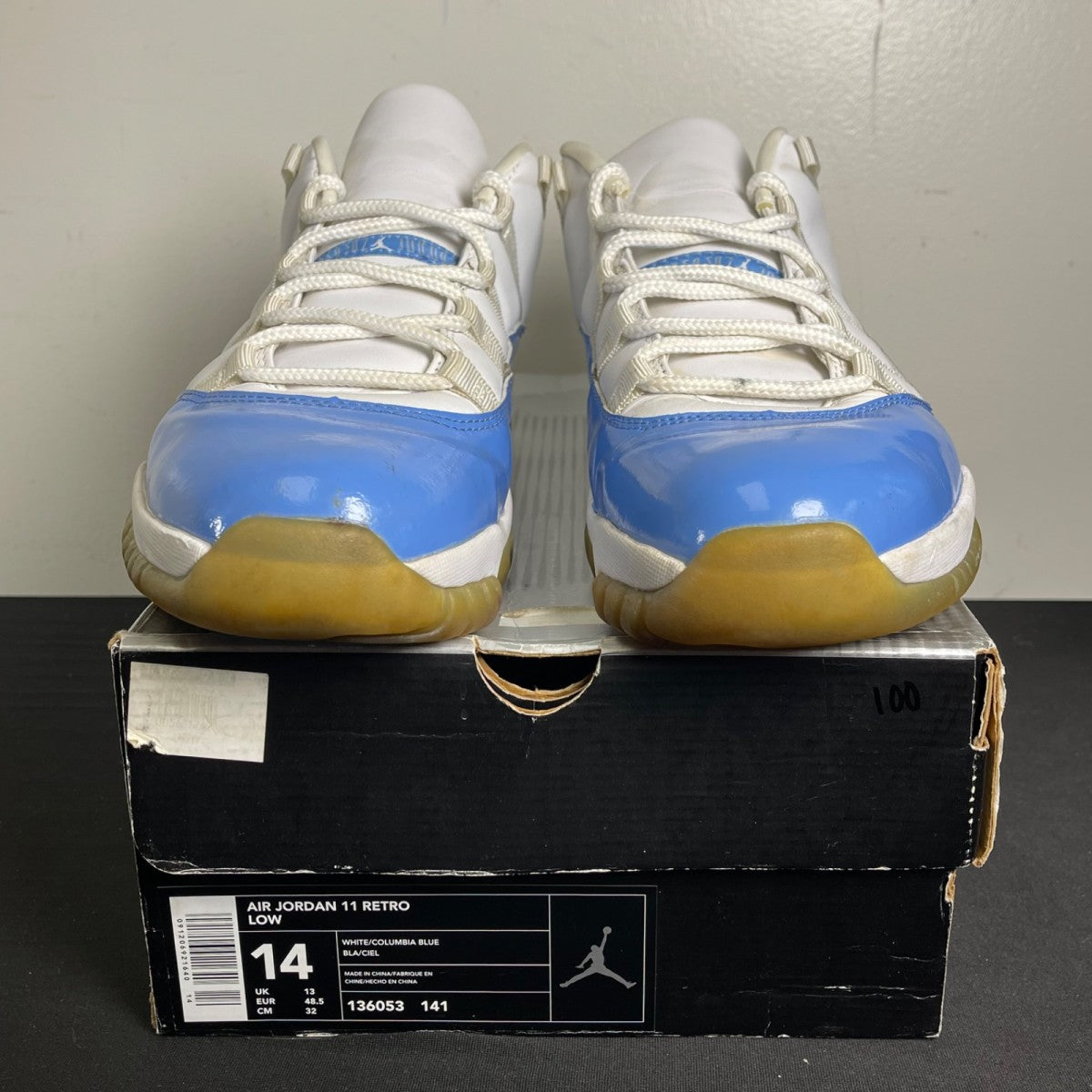 Jordan 11 Retro Low Columbia Blue (2001) (Size 14) - Image 2