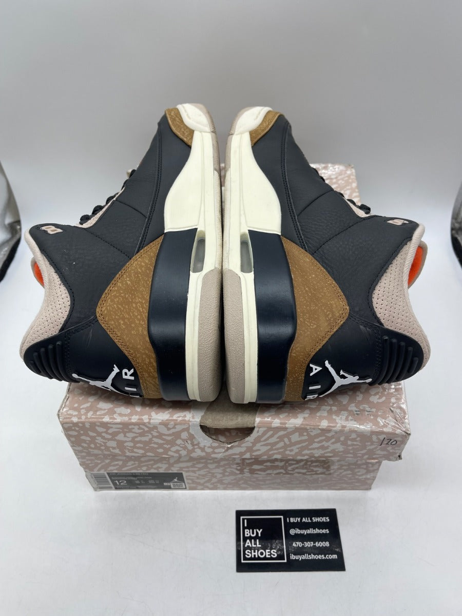 Jordan 3 Retro Desert Elephant 12 (Moderately Worn Pre-Owned) - Image 6