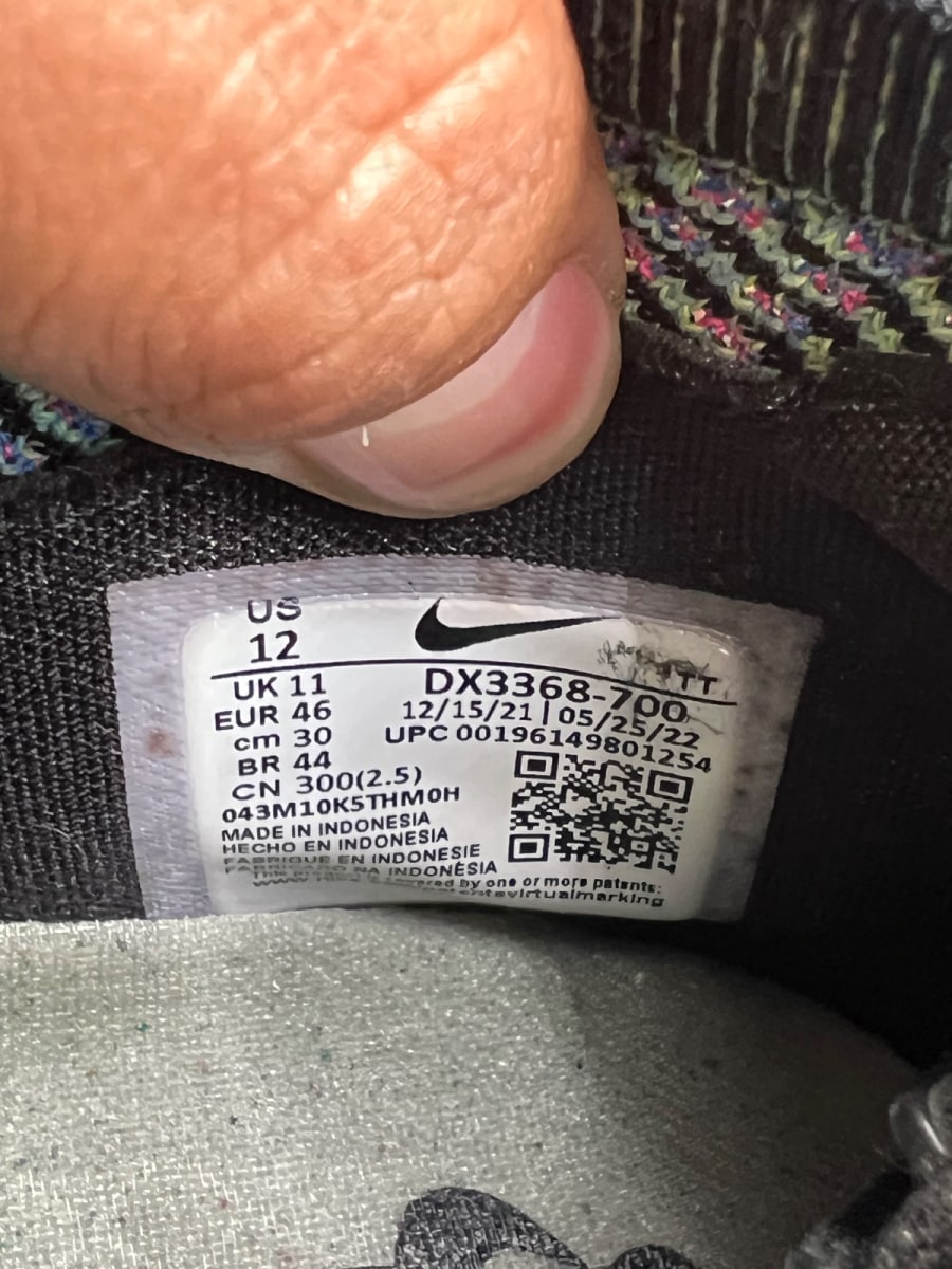 Nike Air VaporMax 2021 Flyknit Next Nature Volt Photo Blue 12 (Lightly Worn Pre-Owned) - Image 8