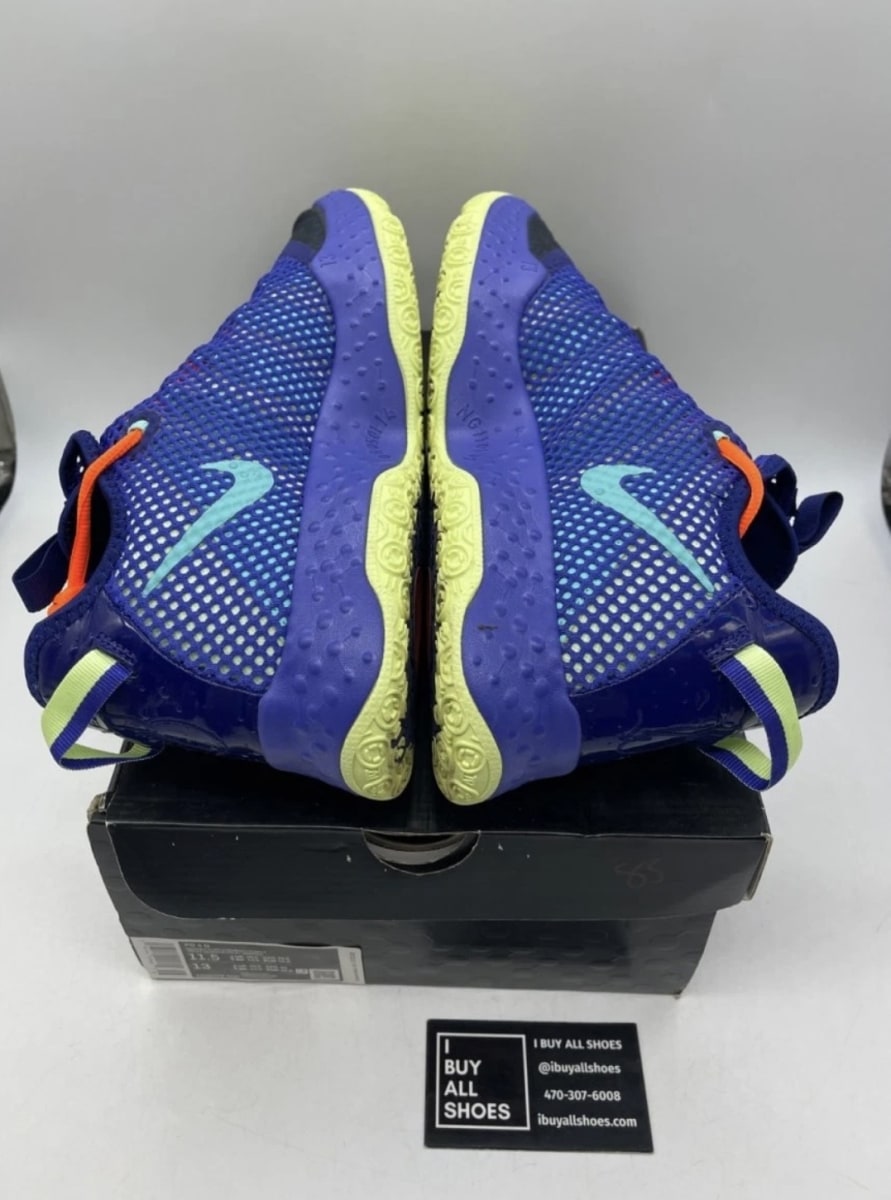 Nike PG 4 Gatorade 11.5 (Lightly Worn Pre-Owned)NikeRegency Purple/Barely Volt-Total Orange-Regency Purple - Image 4