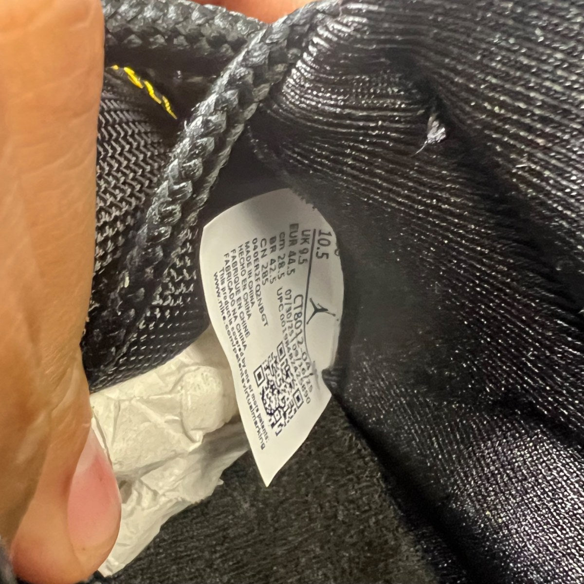 Jordan 11 Retro Gamma Blue (2025) 10.5 (Lightly Worn Pre-Owned)JordanBlack/Gamma Blue/Varsity Maize - Image 7